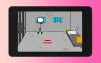 Stickman Prison Escape Puzzle Game Screen Shot 0