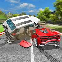 Araba kazası kaza simülatörü: ışın hasarı