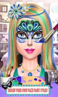 malowanie twarzy i makijaż salonów i gier makeover Screen Shot 0