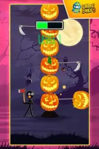 Stickman Pumpkin Smasher Screen Shot 3