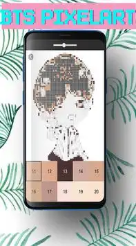 BTS Pixel Art - Number Coloring Books Screen Shot 4