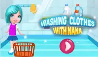 Nana Washing Clothes Screen Shot 6