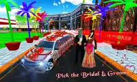 Bridal Limo Car & Wedding Bus 3d Screen Shot 2