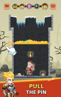 Rescue Hero - Pin Puzzle Game & Save The Hero Screen Shot 0