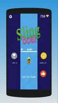 Sling Boat: drifting race Screen Shot 0