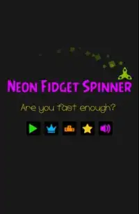 Neon Fidget Spinner Screen Shot 4