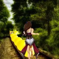 Temple Princess Train Run Screen Shot 2
