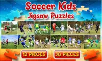 Soccer Kids Jigsaw Puzzlea Brain Games for Kids Screen Shot 0