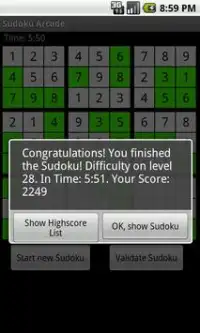 Sudoku Arcade Screen Shot 0