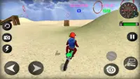 Super Hero Moto jump Screen Shot 3