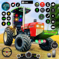 geketende tractor landbouw 3d
