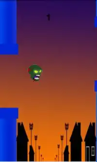 Flappy Zomb Screen Shot 1