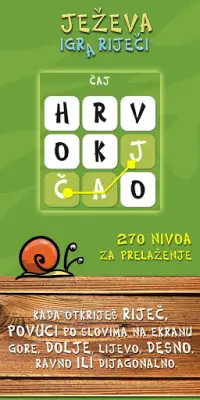 Ježeva Igra Riječi - Word Game from Croatia Screen Shot 2