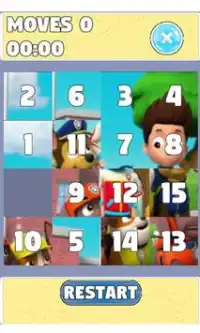 Puzzle for : Paw Patrol Sliding Puzzle Screen Shot 2