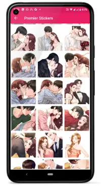 Kiss Me Love Stickers: Kiss Me Wallpaper Screen Shot 1