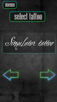 Tattoo Font Foto Simulator Screen Shot 1