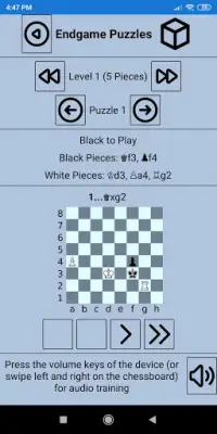 Blindfold Chess Training Screen Shot 2