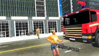 Super  Crime Girl Simulator - Crime City Dog Game Screen Shot 2