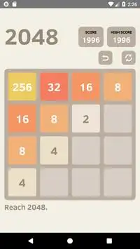 2048 Game (Free) Screen Shot 1