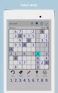 Sudoku - Ücretsiz ve Türkçe Sudoku Bulmaca Oyunu Screen Shot 9
