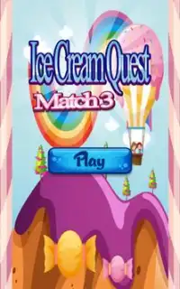 Ice Cream Quest Match 3 Screen Shot 0