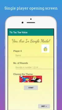 Tic Tac Toe Voice: Single player FREE NEW 2020 Screen Shot 2