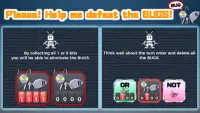 TRYBIT LOGIC - Defeat bugs with logical puzzles Screen Shot 0