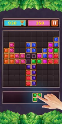 Glow Block Puzzle Games - Jewel Blitz Games Screen Shot 3