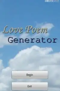 Love Poem Generator (Free) Screen Shot 0