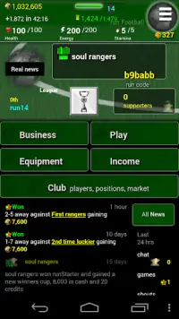 run Football Manager (soccer) Screen Shot 4