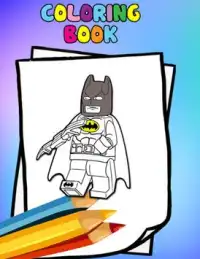 How to color Lego Batman (coloring pages) Screen Shot 0