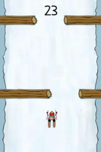 Stickman Games: Hero Cliff Ski Screen Shot 1