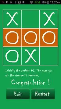 Unbeatable Tic Tac Toe Screen Shot 3