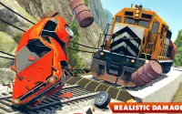 Train Vs Car Crash: Jogos de Corrida 2019 Screen Shot 7