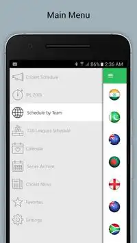 Cricket Schedule 2017 Screen Shot 1