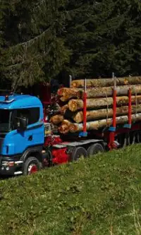 Игра Пазл Scania Truck Screen Shot 1