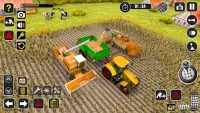 Tractor Farming Game Harvester Screen Shot 2