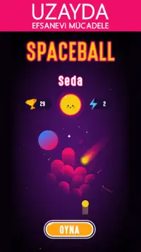 Space Ball - Defans Şut Gol Screen Shot 3