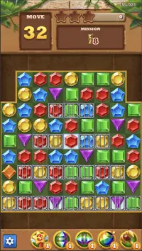 Jewel Gems Treasure Puzzle Blast Match 3 Adventure Screen Shot 2