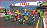Kids Bicycle Rider Street Race Screen Shot 0