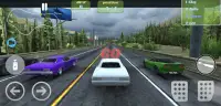 City driving in car racing Screen Shot 0