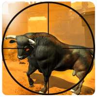 Angry Bull Hunt - City Bull Shoot Simulator