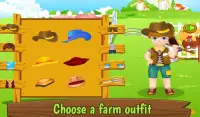 boerderijdieren verzorgen - verkleedspellen Screen Shot 2