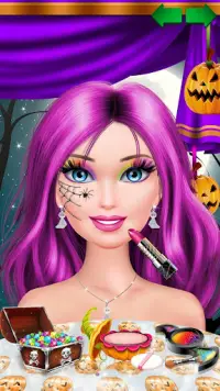 Halloween Salon - Girls Game Screen Shot 2