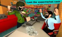 Supermarket Robbery Crime City Mafia Robbery Games Screen Shot 3