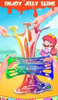 how to make slime-jelly Slime color Maker Game Screen Shot 7