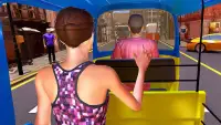 City TukTuk Rickshaw Simulator: Driving Games 2021 Screen Shot 1