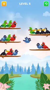 Bird Sort Color- Puzzle Master Screen Shot 3