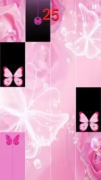 Beautiful Pink Butterfly Piano Tab Screen Shot 2