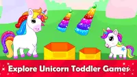 Unicorn Games for 2  Year Olds Screen Shot 0